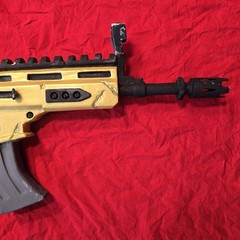 Life-size Fortnite Legendary GOLD SCAR EVA Cosplay Prop Replica Assault Rifle