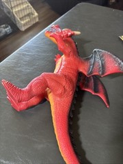 DRAGON 18” Long Red/Orange 2018 Polyester Material Toys R Us Rare SEE PHOTOS