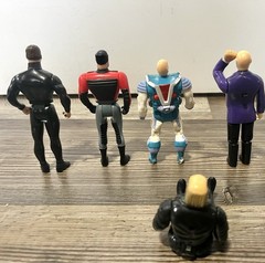 5 Vntg 90’s DC Universe Retro Action Figures Bruce Wayne Nostalgia Toys Tv Movie