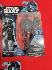 3 Star Wars Rogue 1 Figures Bodhi Rook, K-250, Death Trooper
