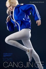 1/6 Sport Gym Hoodie Jacket Top Pants Set For 12″ PHICEN Hot Toys Female Figure