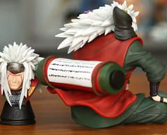 Naruto Jiraiya Mount Myoboku Sitting Figure 13.5cm PVC Anime Statue Collectible