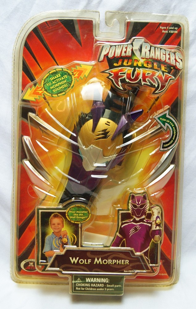 power rangers jungle fury wolf morpher 2008 new