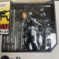 Ct Toys Spiderman Figure based on Mafex 147 Symbiote Black Suit Read Desc.