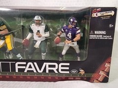 Mcfarlane NFL Brett Favre Chase CL Through The Years 4 Pack Packers, Variant Lot
