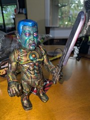 Restore Ofudo San Samurai Sofubi Custom Truslithers UV Reactive Hand Painted