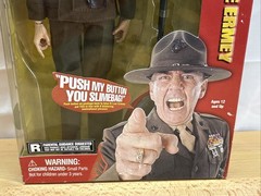 2001 Sideshow Gunnery Sgt. R Lee Ermey 12” Motivational Talking Action Figure