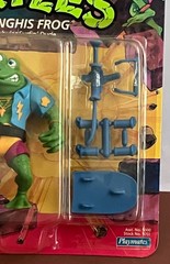 Teenage Mutant NInja Turtles TMNT GENGHIS FROG 1988 Playmates MOC SEE DESCRIPT.