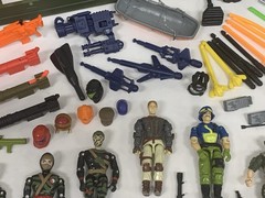 Vintage GI Joe ARAH Hasbro Lanard Mixed Lot Figures Vehicles Weapons Accessories