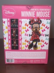 Herocross Hybrid Metal Figuration #027 Disney Minnie Mouse in Red Dress Diecast