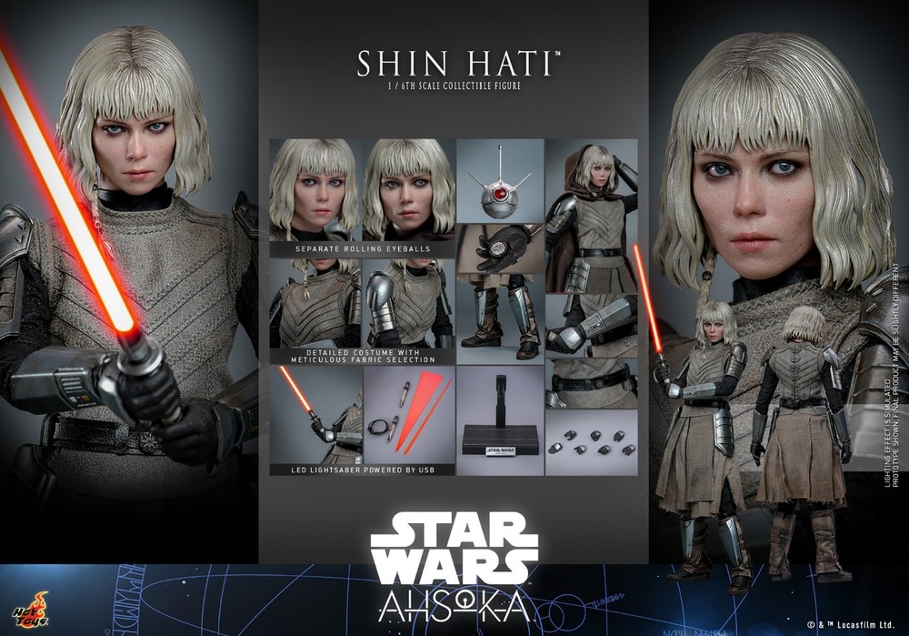 Hot Toys Star Wars Ahsoka Shin Hati 1:6 Scale Figure TMS124 Sideshow New