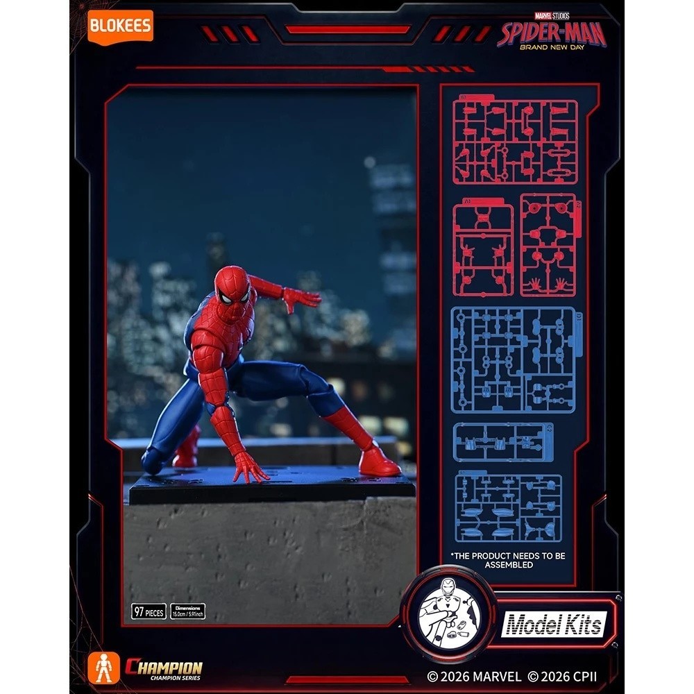 BLOKEES CHAMPION CLASS MARVEL SPIDER-MAN BRAND NEW DAY: SPIDER-MAN LK53494