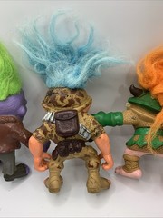 Battle Trolls lot of 3 Hasbro 1992 Battle trolls Military Frankenstein Viking