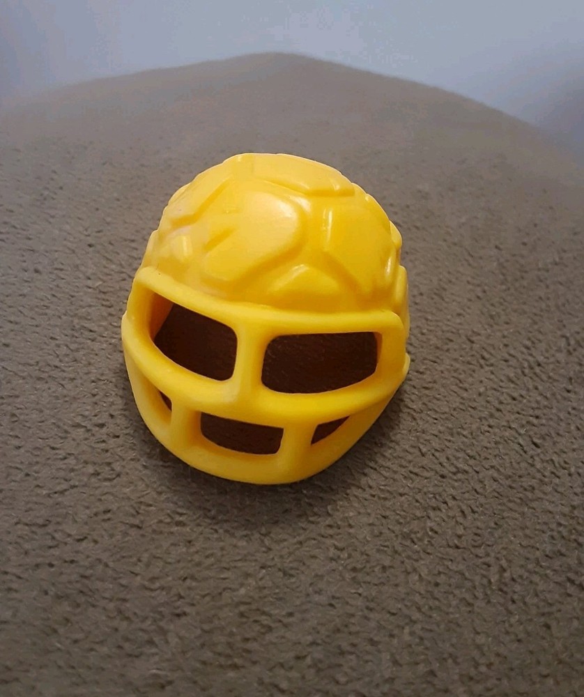 Tmnt TD Tossin Leo Yellow Football Helmet Playmates 2015 Reproduction Leonardo