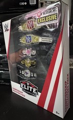 Mattel WWE Ringside Collectibles Exclusive Championship Belt Collectors Pack