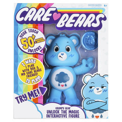 NEW 2020 Care Bears – 5″ Interactive Figure – Grumpy Bear – Your Touch Unlocks