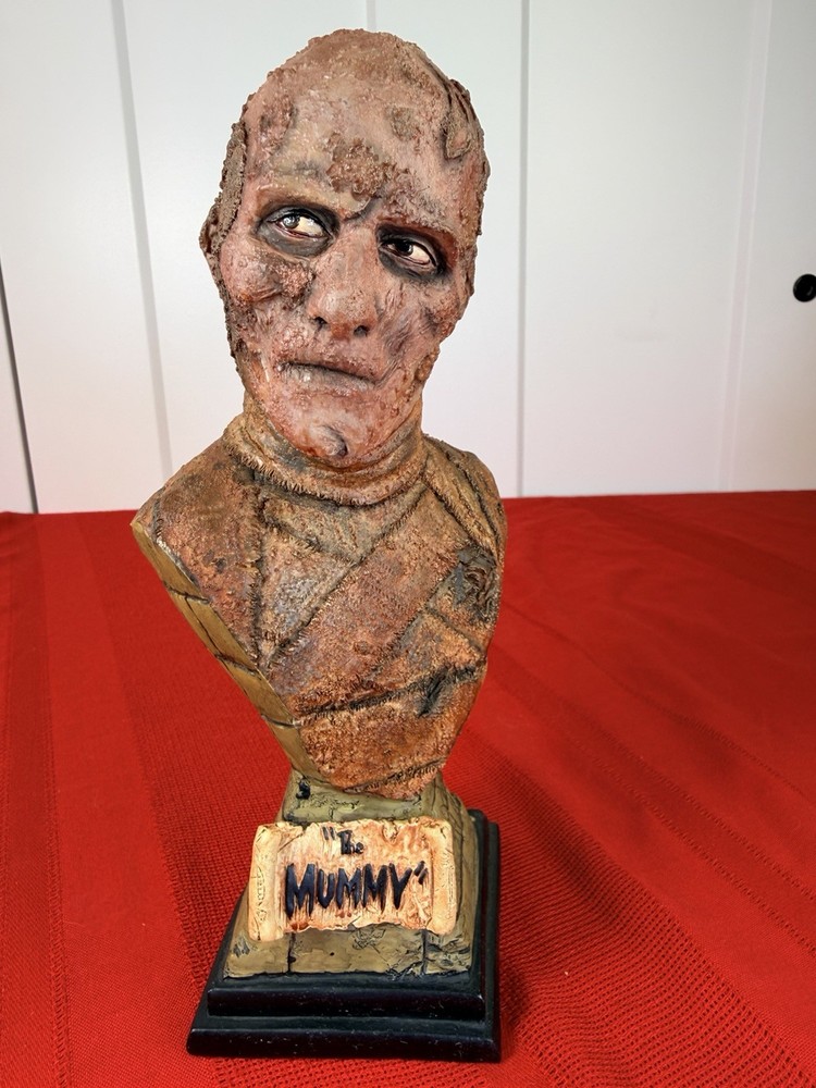 Vtg 1999 Hammer Horror The Mummy Resin Figure Shapeshifters M Hill Signed