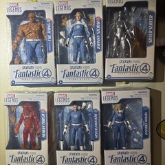 Marvel Legends FANTASTIC FOUR FIRST STEPS Complete 6 Figures NEW FREE SHIPPING