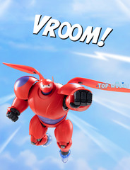 GONG BIG HERO 6 BAYMAX 18CM MODEL KIT & ARTICULATED ACTION FIGURE