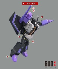 Gobetter studio GB-1169 upgrade kits for SS86 Skywarp,in stock