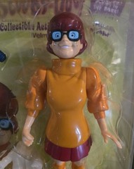 NIB 1999 Scooby-Doo Velma 7″ Action Figure Glow-In-The-Dark Ghoul & Flashlight