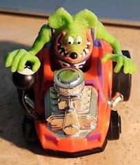 Ed Roth 1990 Kenner Rat Fink vehicle