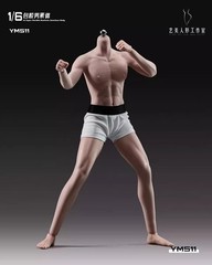 YM511M 1/6 Male Bodybuilding Action Figure Body 12in Muscle Soldier Model Figure