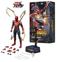 Iron Spider Man No Way Home Action Figure Gold Black Red 6in Collectible Toy