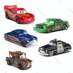 Disney Pixar Cars Movie Lightning Mater Sally Lizzie Die-Cast Model Gifts Loose