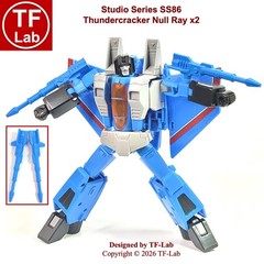 Studio Series Movie SS86 Thundercracker Upgrade Kit Null Rays Guns Transformers