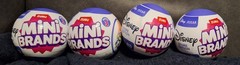 Lot of 4 Zuru Mini Brands Disney Store Series 3 Capsule Surprise Collectibles