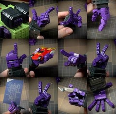 New Bee NB-02 Upgrade Kit Articulated Hands Sticker for Figure
