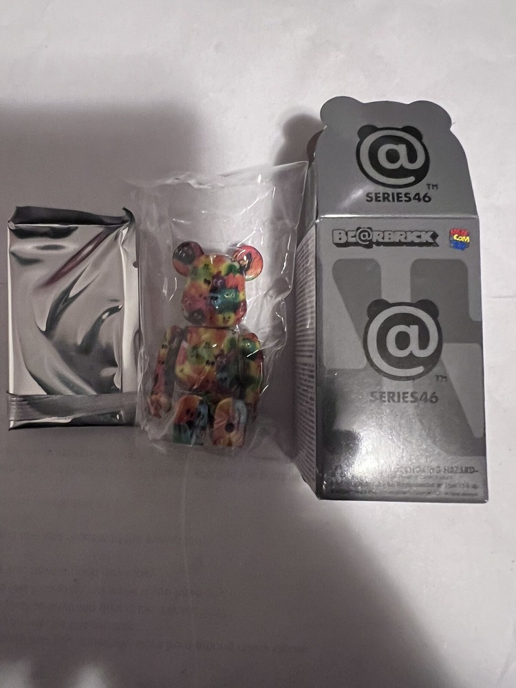 Medicom Bearbrick Be@rbrick Series 46 Pattern – Jon Burgerman with card box NEW