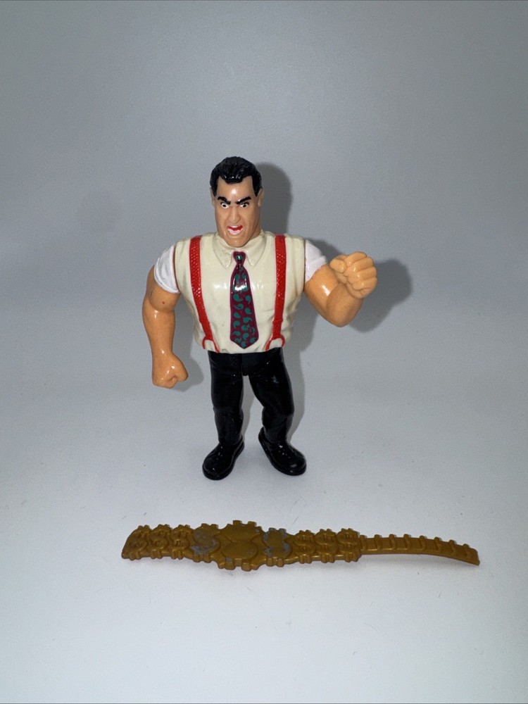 1992 Titan Sports WWF Mike Rotunda IRS Wrestler Figure W/ Money belt