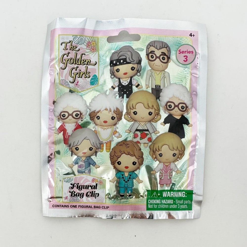 The Golden Girls : Series 3 – Figural Character Bag Clip – YOU CHOOSE!!