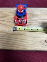 Spider-Man Web Friction Car Toy Candide No Batteries Required For Movement RedBl