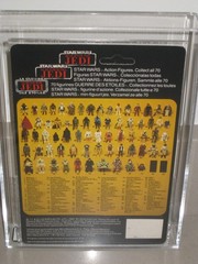 1984 Palitoy Star Wars Tri-Logo 70 Back Han Solo Trench Coat Plain Lapel AFA 80