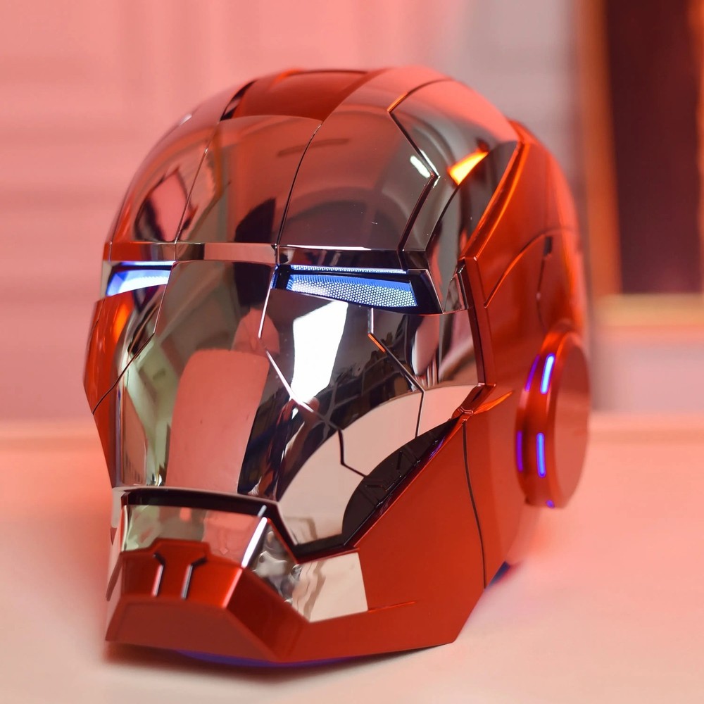 Iron Man MK17 Heart breaker Helmet 1/1 Wearable English Voice-controll Mask Toy