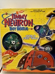 Nickelodeon Jimmy Neutron Goo Rocket Darts 3ft Tall Safe Dart Game Ages 6+