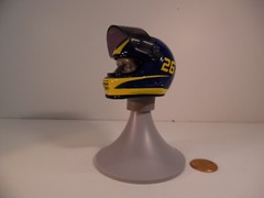 Motorcycle HELMET 12″ Gi Joe Figure 1/6 Car Pilot Racing Doll Dragon Nascar