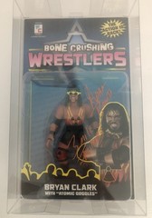 Adam Bomb Bone Crushing Wrestlers figure Signed Autograph WWE