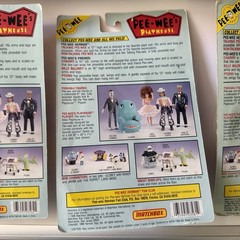 Pee-Wee’s Playhouse 5 Figures LOT 1988 Matchbox Scooter Miss Yvonne SEALED