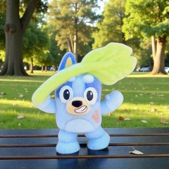Bluey Fuzzies YOU PICK! Flocked Bluey & Friends Figures Series 1 Blind Boxes