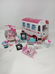 Hello Kitty Ambulance Helicopter Figures & Accessories 2014 Sanrio