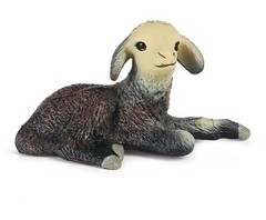 Sheep Lamb Toy Action Figure Small Animal Figurine Doll Gift for Kids