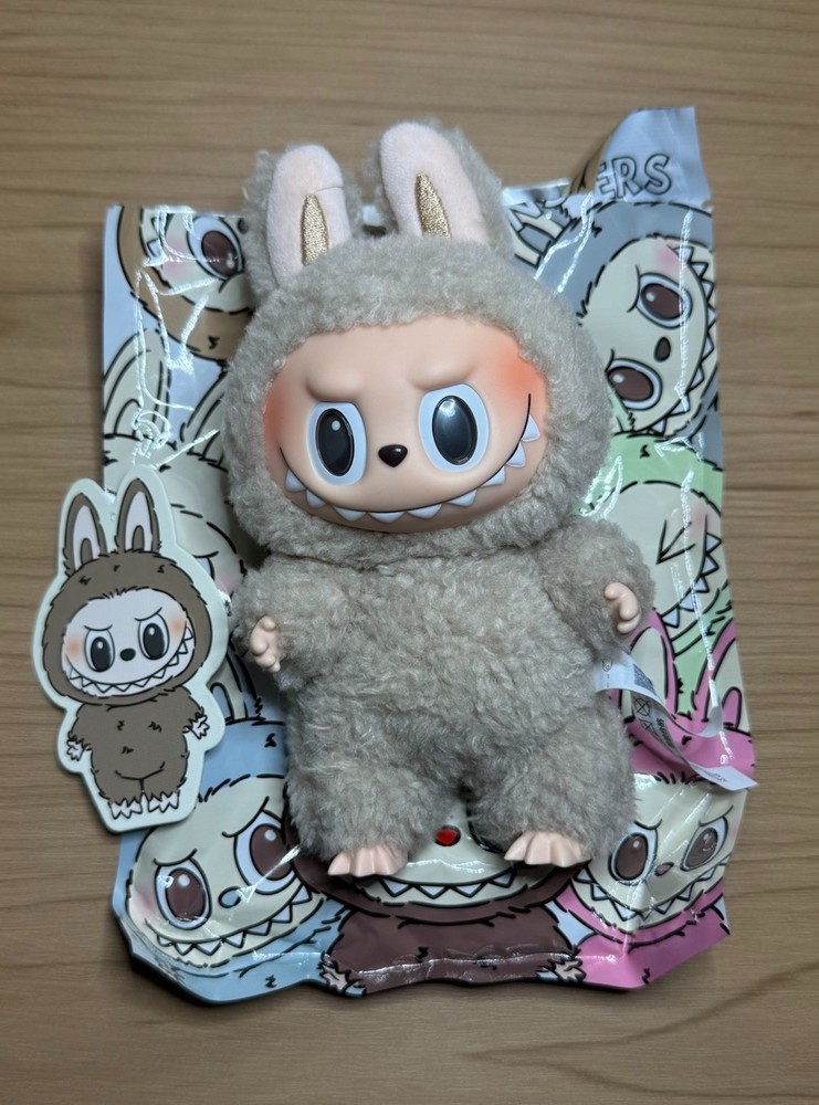 POP MART Labubu The Monsters Exciting Macaron Series Plush Dolls – Toffee