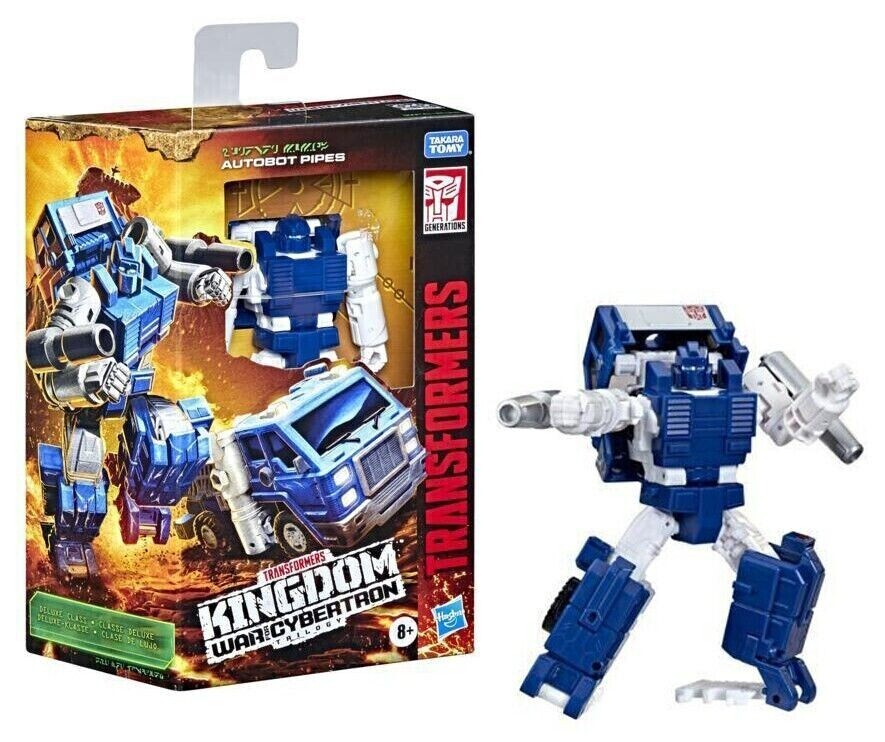 TRANSFORMERS GENERATIONS WAR FOR CYBERTRON KINGDOM DELUXE AUTOBOT PIPES WFC-K32