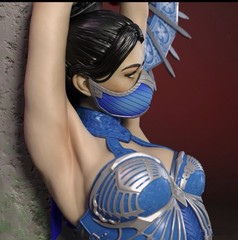 Kitana Mortal Kombat 3d figure 18 cm Handmade Collectible