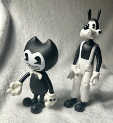 Bendy and the Ink Machine BORIS & BENDY 4″ Action Figure PhatMojo Meatly Games