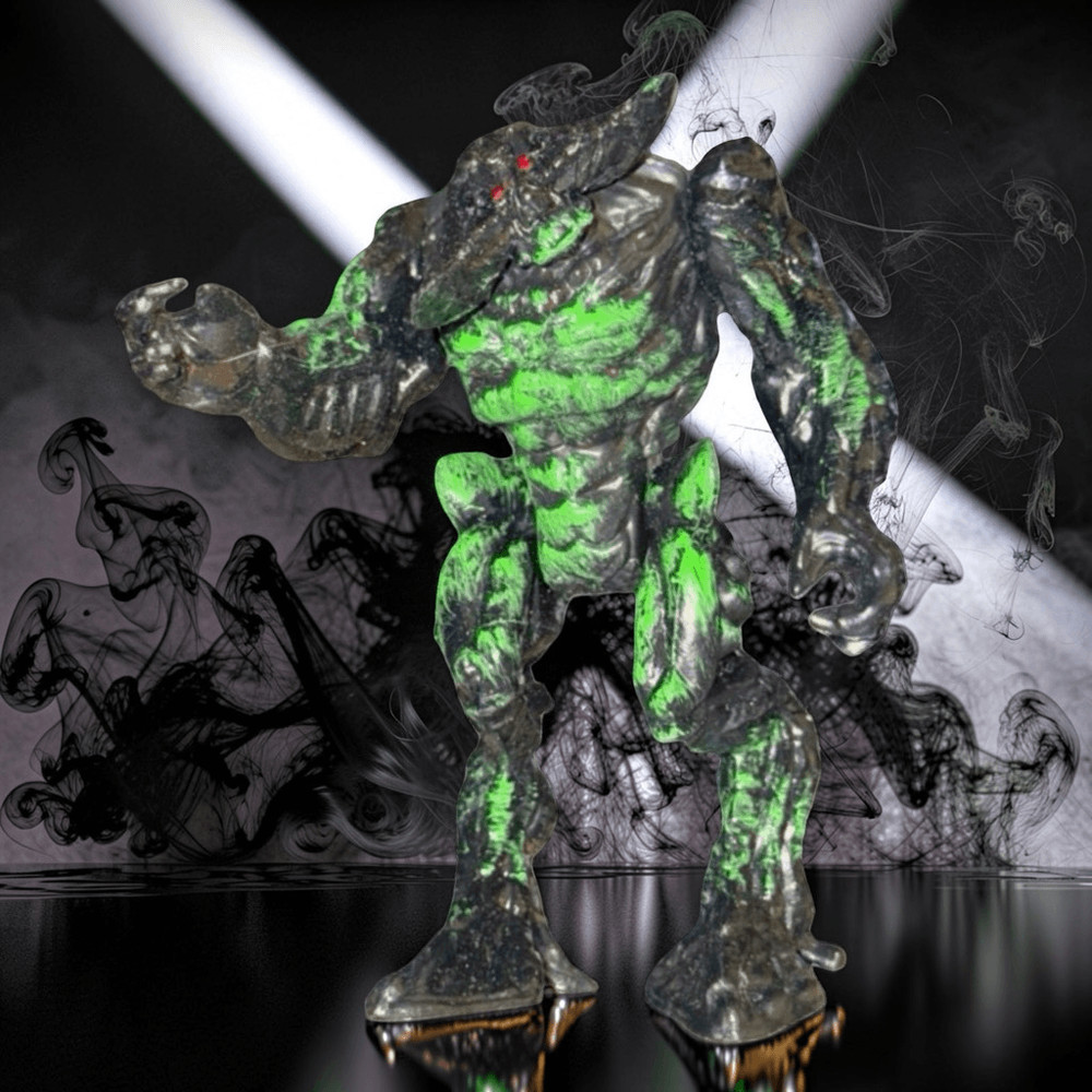 2022 Final Faction Kharn Brute Limited Edition Venom Figure Black Green 6” B21
